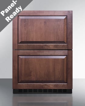 Summit ADRF244PNR - 2-Drawer Refrigerator-Freezer (Panels Not Included)
