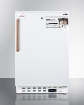 Summit ALFZ36LMCTBC - 20 Inch Built-In MOMCUBE™ All-Freezer with Copper Handle