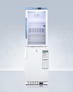 AccuCold ARG3PVADA305AFSTACK - 20 Inch Stacked Combination Vaccine Refrigerator/Freezer