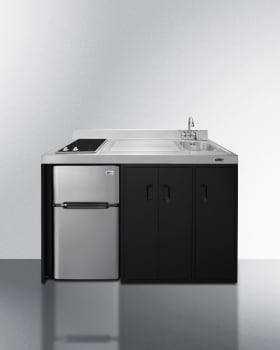 Summit CK54SINKR - 54 Inch Wide All-In-One Kitchenette