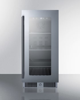 Summit Classic Collection CL156BV - 15 Inch Built-In Under Counter Beverage Center