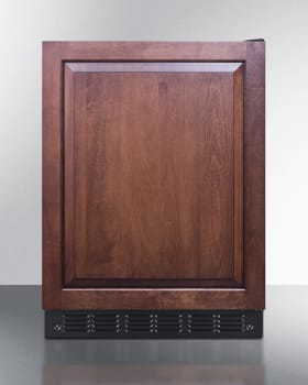 Summit FF6BK2SSIFADA - 24 Inch Freestanding All-Refrigerator (Panel Not Included)