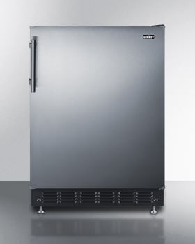 Summit FF6BK2SSRS - 24 Inch Freestanding All-Refrigerator
