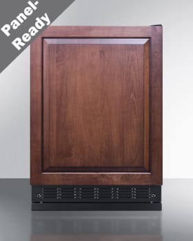 Summit FF6BK2SSRSIF - 24 Inch Freestanding All-Refrigerator (Panel Not Included)