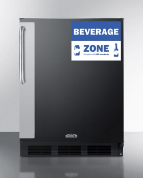 Summit Commercial Series FF6BK7BZ - 24 Inch Freestanding All-Refrigerator