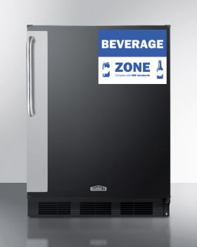 Summit Commercial Series FF6BK7BZADA - 24 Inch Freestanding All-Refrigerator