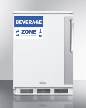Summit Commercial Series FF6W7BZLHD - 24 Inch Freestanding All-Refrigerator