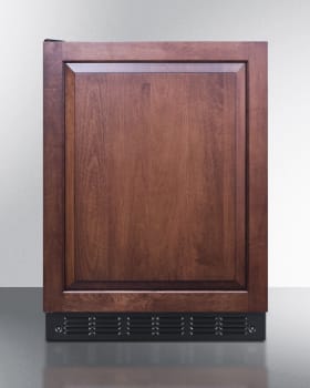 Summit FF6BK2SSIFADALHD - 24 Inch Freestanding All-Refrigerator (Panel Not Included)