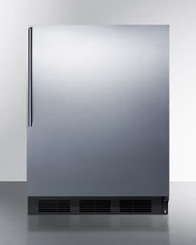 AccuCold AL752BKBISSHV 24 Inch Built-In All-Refrigerator with 5.5