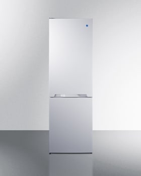 Summit FFBF121WLHD - 24 Inch Counter-Depth Bottom Freezer Refrigerator