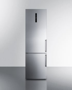 Summit FFBF181ES2IMLHD - 24 Inch Counter Depth Bottom Freezer Refrigerator