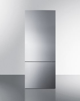 Summit FFBF279SSX - 28 Inch Counter-Depth Bottom Freezer Refrigerator