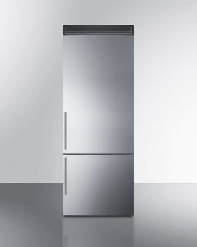 Summit FFBF279SSXIMH72 - 28 Inch Counter-Depth Bottom-Freezer Refrigerator
