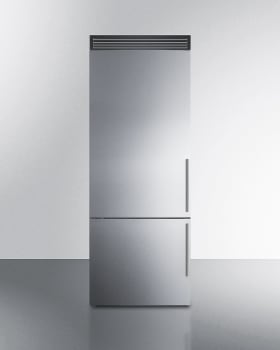 Summit FFBF279SSXIMH72LHD - 28 Inch Counter-Depth Bottom-Freezer Refrigerator