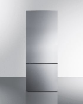 Summit FFBF279SSXIMLHD - 28 Inch Counter-Depth Bottom Freezer Refrigerator