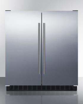 Summit FFRF3075WCSS 30 Inch Side-by-Side Refrigerator with 5.4 Cu