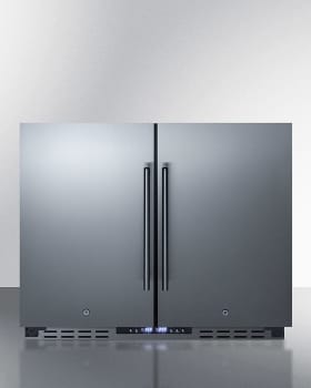 Summit FFRF36ADA 36 Inch Built-In Side by Side Refrigerator with
