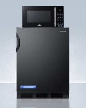 Summit MRF66BKA - Microwave/Refrigerator-Freezer Combination