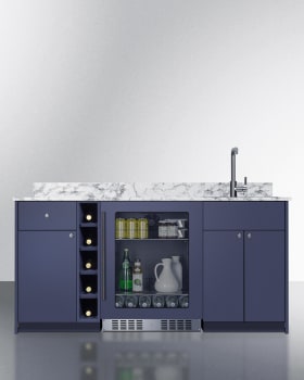 Summit OASISMN33 - 69 Inch Turnkey Wet Bar