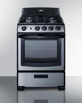 Summit RGH24RSS - 24 Inch Gas Range