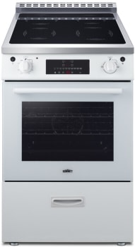 Summit REN24W5 - 24 Inch Slide-In Induction Range with 4 Elements