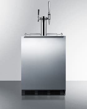 Summit Commercial Series SBC58BLBIADACMTWIN - 24 Inch Built-In Coffee Kegerator