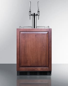 Summit Commercial Series SBC58BLBIADAIFNCFTWIN - 24 Inch Built-In Nitro Coffee Kegerator (Panel Not Included)