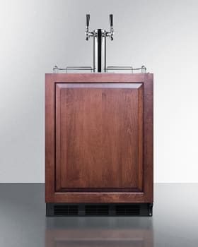 Summit Commercial Series SBC58BLBIADAIFWKDTWIN - 24 Inch Built-In Wine Kegerator (Panel Not Included)