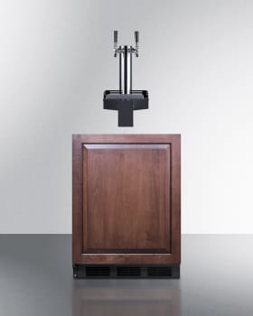 Summit SBC58BLIFFLTWADALHD 24 Inch Built-In Beer Dispenser