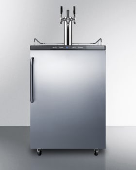 Summit SBC635MSSTBTRIPLE - 24 Inch Freestanding Kegerator