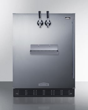 Summit SBC7BRSFRTPADALHD - 24 Inch Built-In Beer Dispenser
