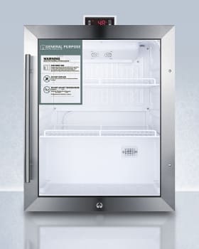 Summit AccuCold Series SCR314LDTGP - 19 Inch Freestanding Compact All-Refrigerator