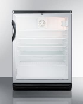 Summit Commercial Series SCR600BGLBI - Commercial Series 24 Inch Built-In Beverage Center with 5.5 Cu. Ft. Capacity