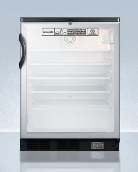 AccuCold SCR600BGLNZ - 24 Inch Freestanding All-Refrigerator