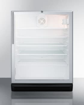 Summit Commercial Series SCR600BGLBIHVADA - 24 Inch Compact Refrigerator