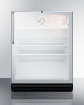 Summit Commercial Series SCR600BGLBITBADA - Commercial Series 24 Inch Built-In Beverage Center with 5.5 Cu. Ft. Capacity