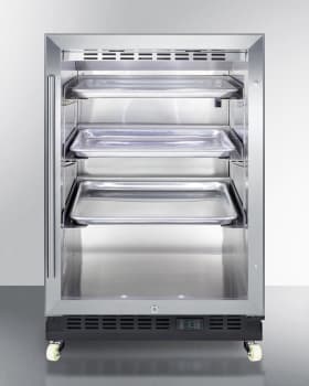Summit Commercial Series SCR610BLRI - Commercial Series 24 Inch Built-In Mini Reach-In Beverage Center