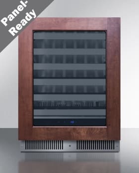Summit SDHW2442PNR - 24 Inch Undercounter Wine Cellar (Panel Not Included)