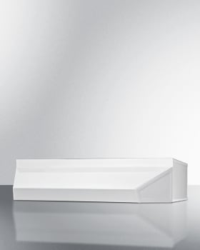 Summit HSHELL24WH - 24 Inch Under Cabinet Range Hood Shell in White (Shell Hood Only)