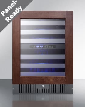 Summit SWC532BLBISTPNRLHD - 24 Inch Built-In Commercial Wine Cooler