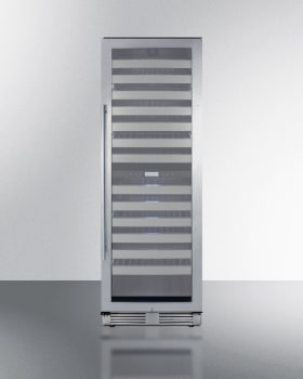 Summit SWCP2163CSS - 24 Inch Commercial Dual-Zone Wine Cellar