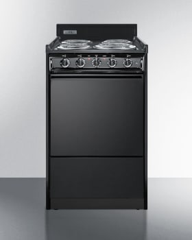 Summit TEM110C - 20 Inch Freestanding Electric Range 4 Coil Elements