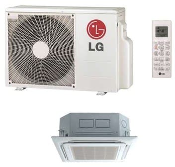Lg Lc127hv4 11 100 Btu Single Zone Mini Split With 15 500 Btu Heating Capacity Indoor Ceiling Cassette 19 4 Seer 12 6 Eer 335 Cfm Low Ambient Operation Dehumidifying Mode And Night Quiet Operation Lcn127hv4 Indoor