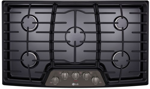 LG LCG3611BD - 36 Inch Gas Cooktop with 5 Sealed Burners