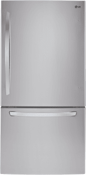 LG LDC24370ST - 33 Inch Bottom-Freezer LG Refrigerator