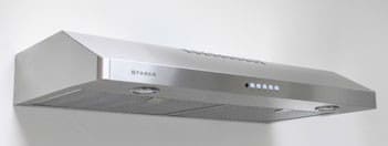 Faber Levt30ss400b Levante Ii Under Cabinet Hood With 400 Cfm Blower White Led Electronic Controls 4 Speeds 15 Minute Auto Shut Off 10 Minute Intensive Speed And Halogen Cooktop Lighting 30 Inch Width