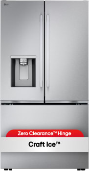 LG LF24Z6530S - 36 Inch Counter-Depth MAX™ Freestanding French Door Smart Refrigerator