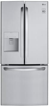 LG LFDS22520S - 30 Inch French Door Refrigerator with 21.8 cu. ft. Capacity