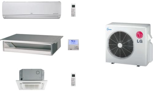 Lg Lg36ka107 3 Room Mini Split System With Heat Pump Low Ambient 