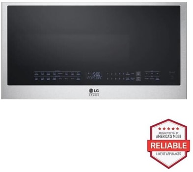 LG Studio MHES1738F - 1.7 cu. ft. Capacity Over-the-Range Convection Smart Microwave Oven